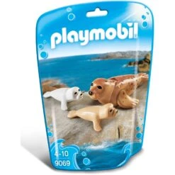 PLAYMOBIL Family Fun Zeehond Met Pups 9069 -Toy Sheddekl Shop 1477170 56c60e9c