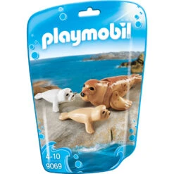 PLAYMOBIL Family Fun Zeehond Met Pups 9069