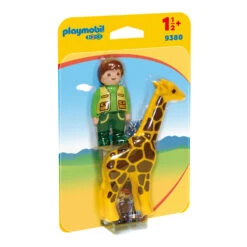 PLAYMOBIL City Life Dierenverzorger Met Giraf 9380