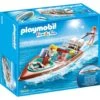 PLAYMOBIL Family Fun Motorboot Met Onderwatermotor 9428 -Toy Sheddekl Shop 1770884 aa55c464