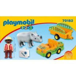 PLAYMOBIL Jeep Met Neushoorn 70182 -Toy Sheddekl Shop 1976008 9b7a688d