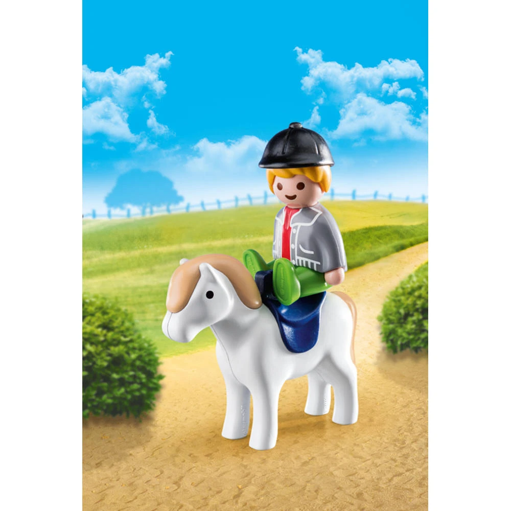 PLAYMOBIL 1.2.3 Jongen Met Pony 70410 4 PLAYMOBIL 1.2.3 Jongen Met Pony 70410 - Afbeelding 2