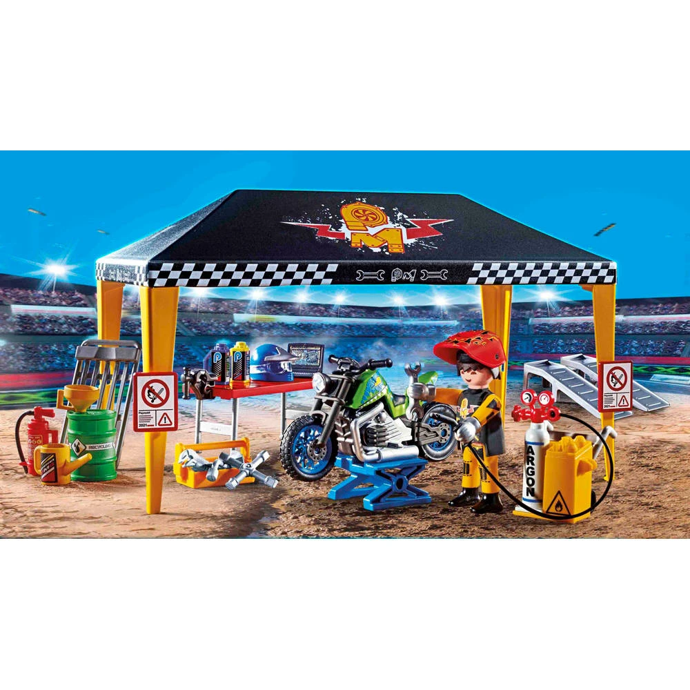 PLAYMOBIL Stuntshow Werkplek Tent 70552 6 PLAYMOBIL Stuntshow Werkplek Tent 70552 - Afbeelding 4