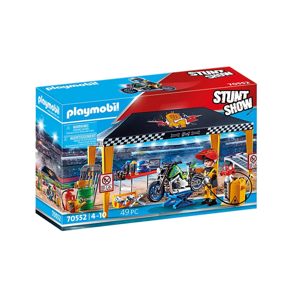 PLAYMOBIL Stuntshow Werkplek Tent 70552 3 PLAYMOBIL Stuntshow Werkplek Tent 70552