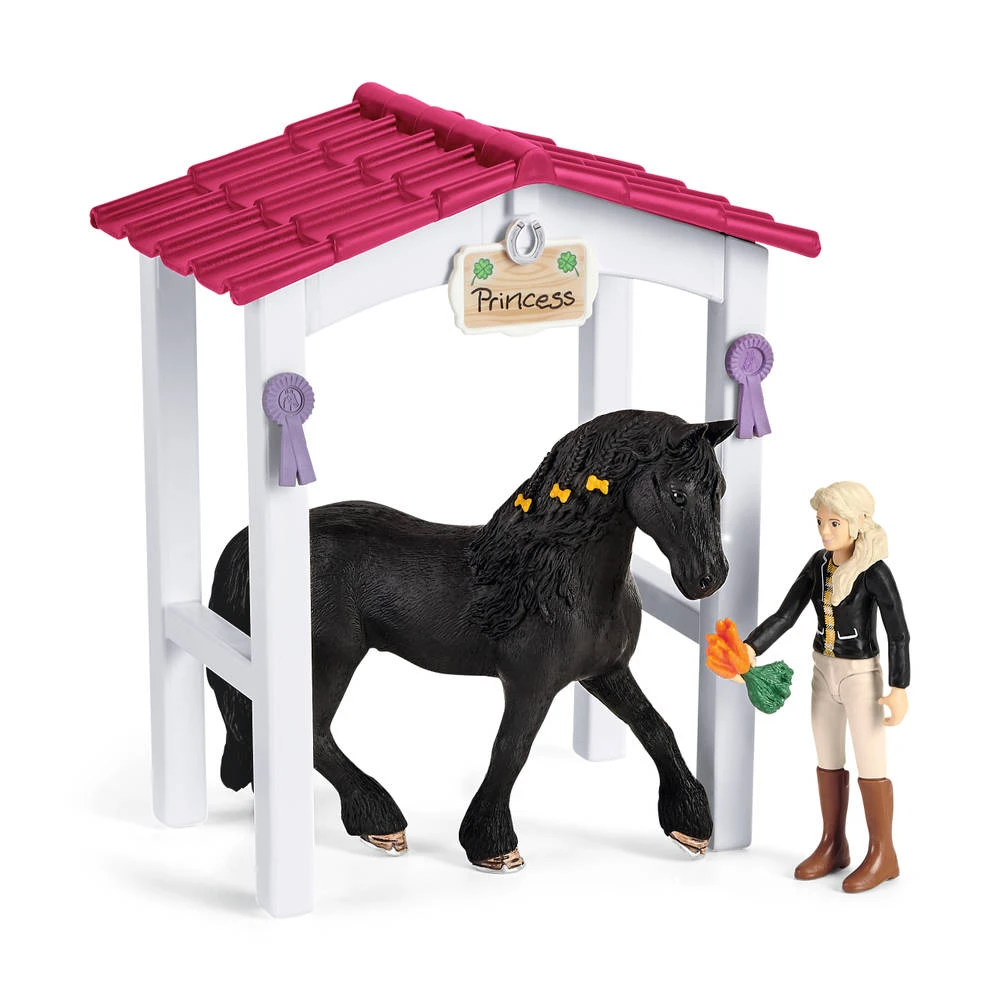 Schleich HORSE CLUB Paardenbox Met Tori En Princess 42437 4 Schleich HORSE CLUB Paardenbox Met Tori En Princess 42437 - Afbeelding 2