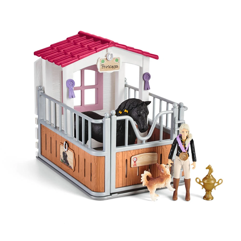 Schleich HORSE CLUB Paardenbox Met Tori En Princess 42437 5 Schleich HORSE CLUB Paardenbox Met Tori En Princess 42437 - Afbeelding 3