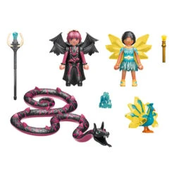 PLAYMOBIL Adventures Of Ayuma Crystal Fairy En Bat Fairy Met Totemdieren 70803 10 PLAYMOBIL Adventures Of Ayuma Crystal Fairy En Bat Fairy Met Totemdieren 70803 -Toy Sheddekl Shop 1989321 33a58524