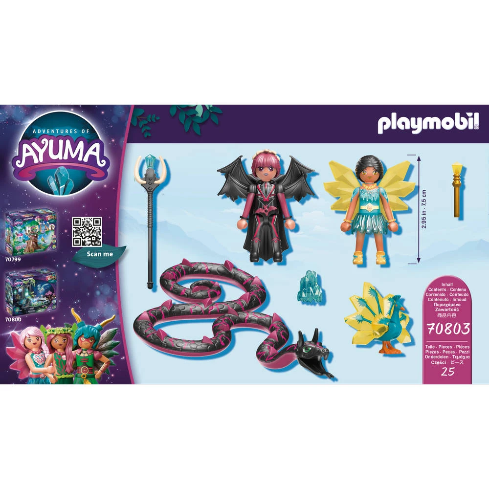 PLAYMOBIL Adventures Of Ayuma Crystal Fairy En Bat Fairy Met Totemdieren 70803 8 PLAYMOBIL Adventures Of Ayuma Crystal Fairy En Bat Fairy Met Totemdieren 70803 - Afbeelding 6