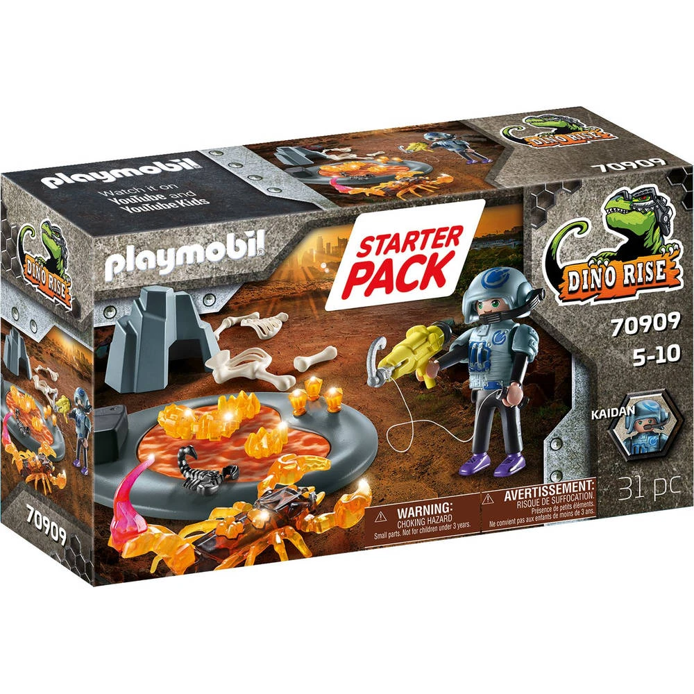 PLAYMOBIL Dino Rise Starterpack Gevecht Tegen De Vuurschorpioen 70909 3 PLAYMOBIL Dino Rise Starterpack Gevecht Tegen De Vuurschorpioen 70909