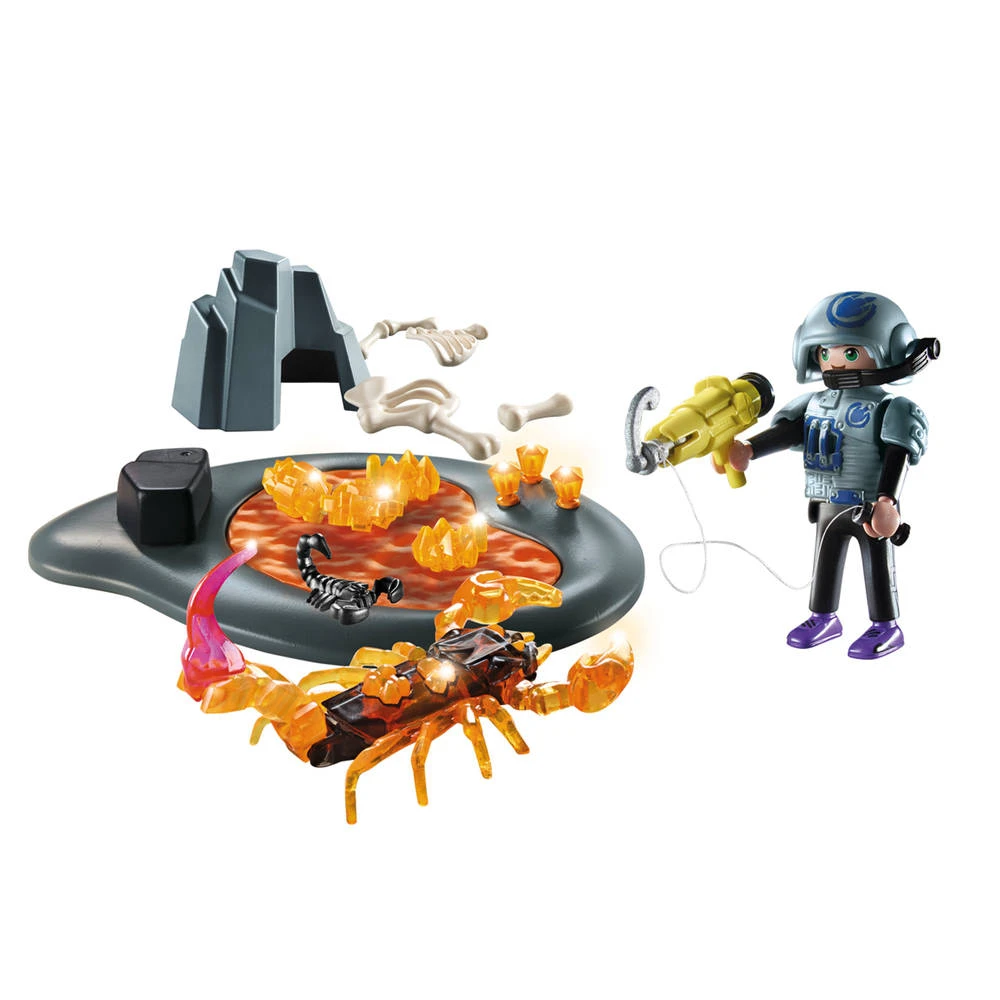 PLAYMOBIL Dino Rise Starterpack Gevecht Tegen De Vuurschorpioen 70909 4 PLAYMOBIL Dino Rise Starterpack Gevecht Tegen De Vuurschorpioen 70909 - Afbeelding 2