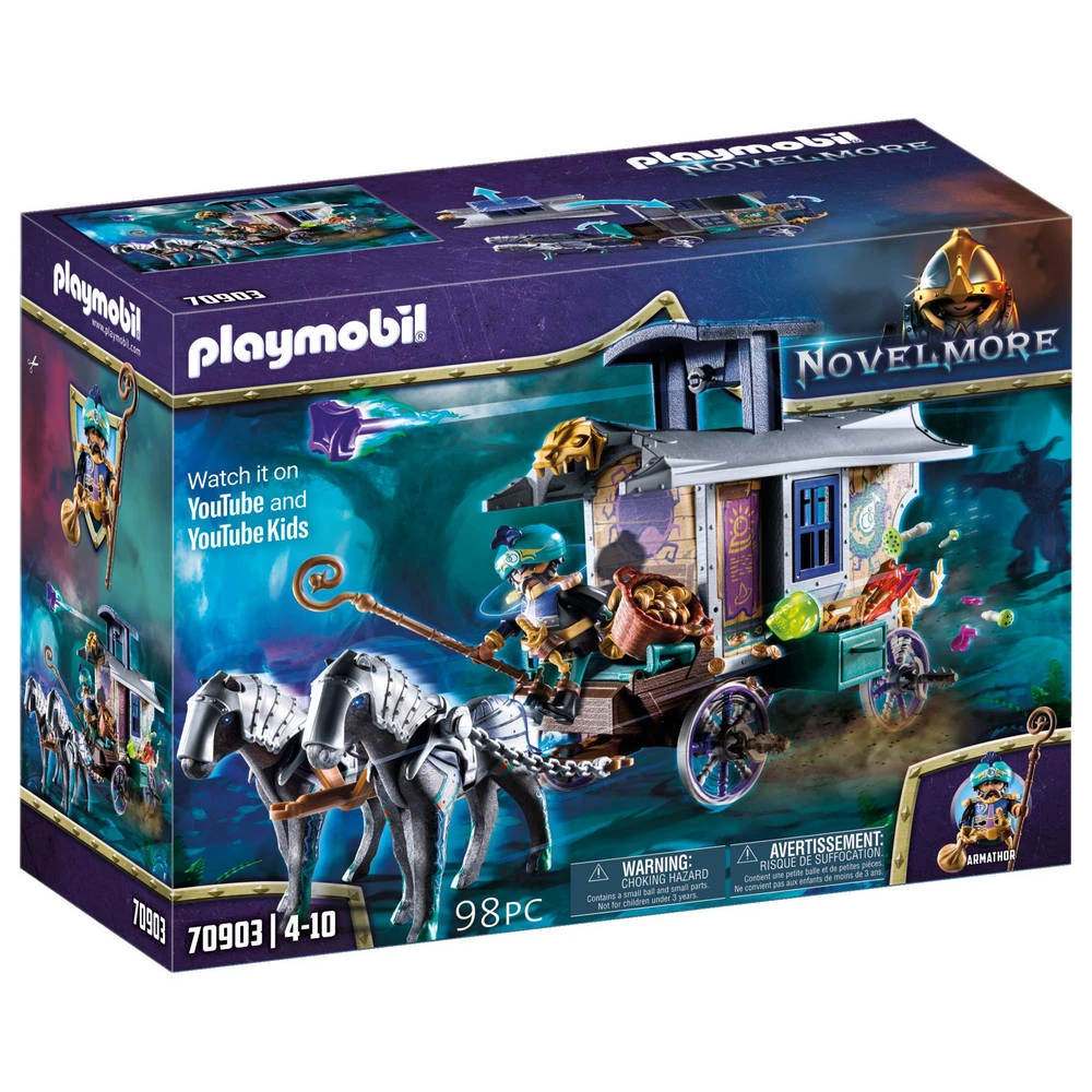 PLAYMOBIL Novelmore Violet Vale Handelskoets 70903 3 PLAYMOBIL Novelmore Violet Vale Handelskoets 70903