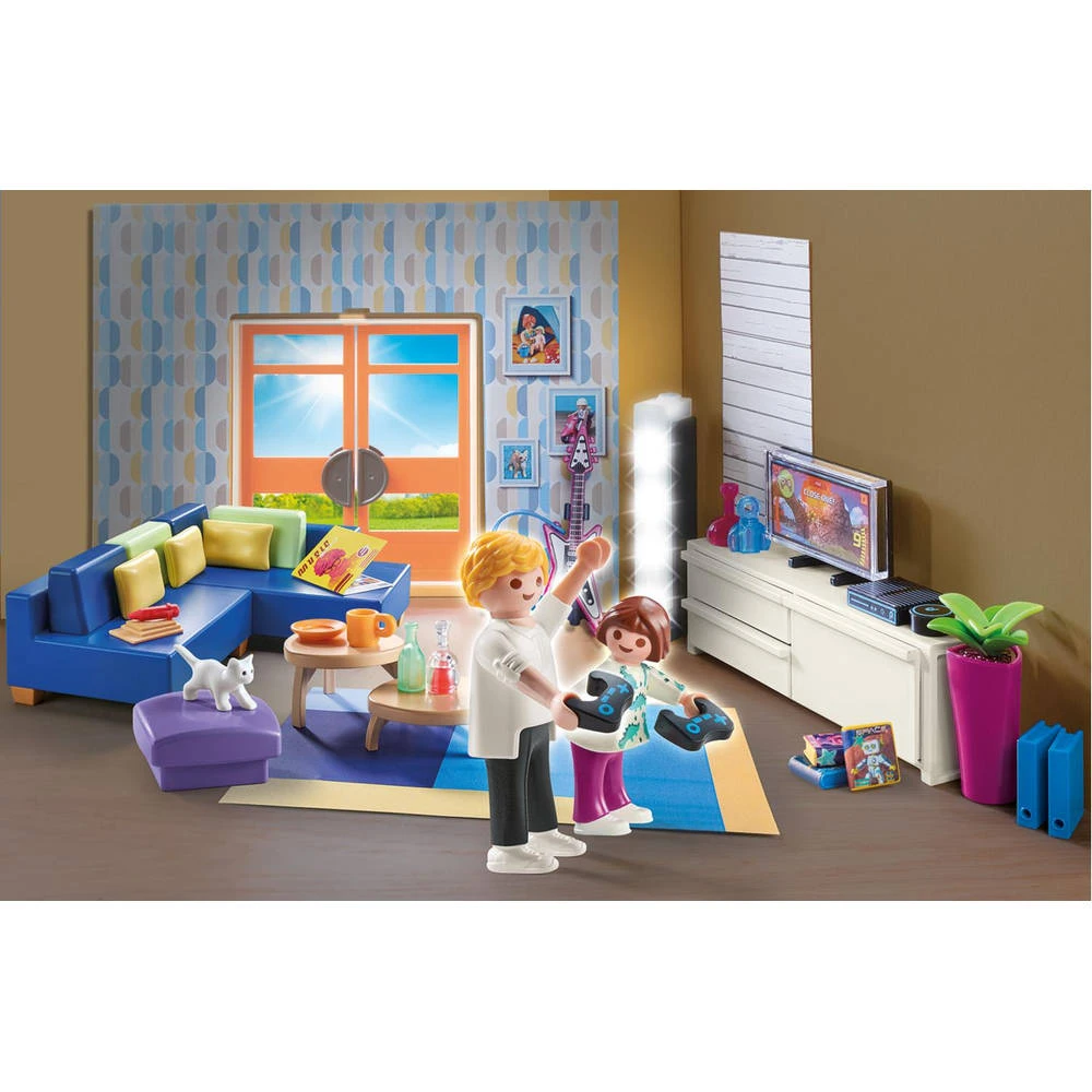PLAYMOBIL City Life Woonkamer 70989 6 PLAYMOBIL City Life Woonkamer 70989 - Afbeelding 4