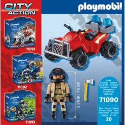 PLAYMOBIL City Action Brandweer Speed Quad 71090 -Toy Sheddekl Shop 1991472 9e8ee4b0
