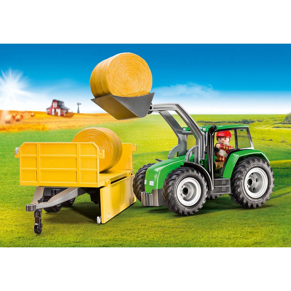 PLAYMOBIL Country Tractor Met Trailer 9317 6 PLAYMOBIL Country Tractor Met Trailer 9317 - Afbeelding 4