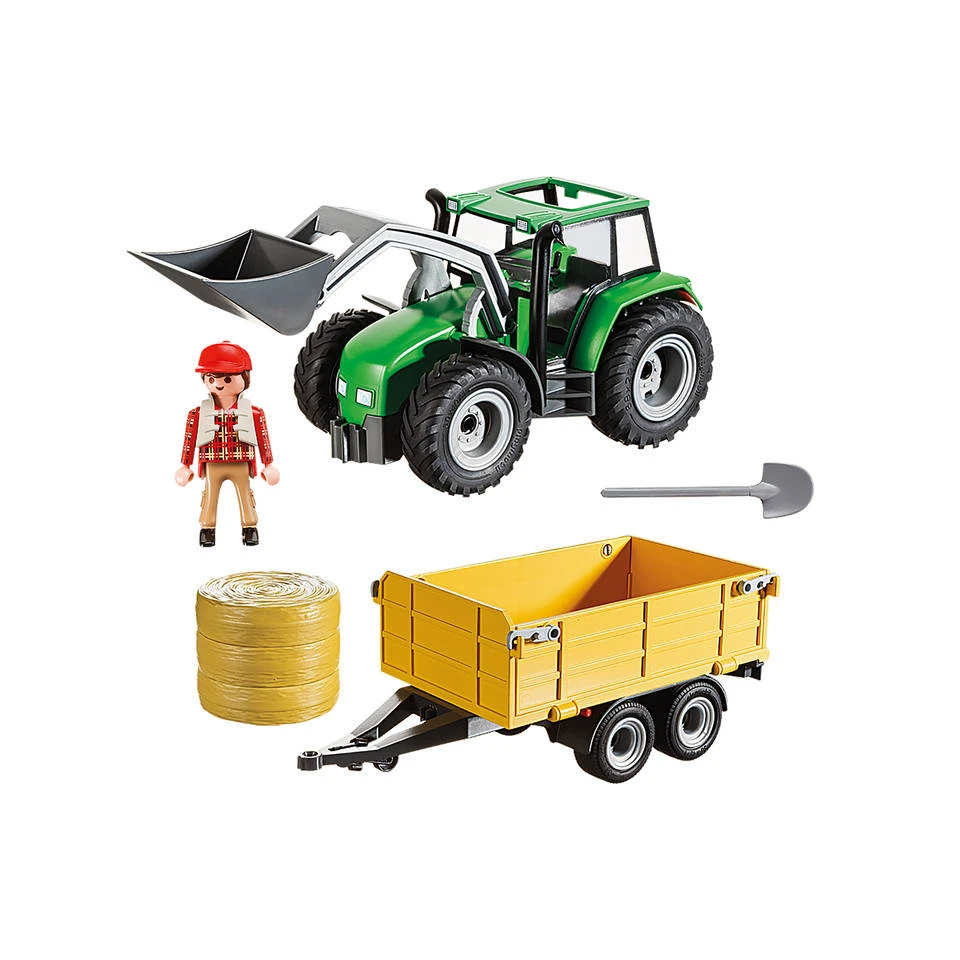 PLAYMOBIL Country Tractor Met Trailer 9317 4 PLAYMOBIL Country Tractor Met Trailer 9317 - Afbeelding 2