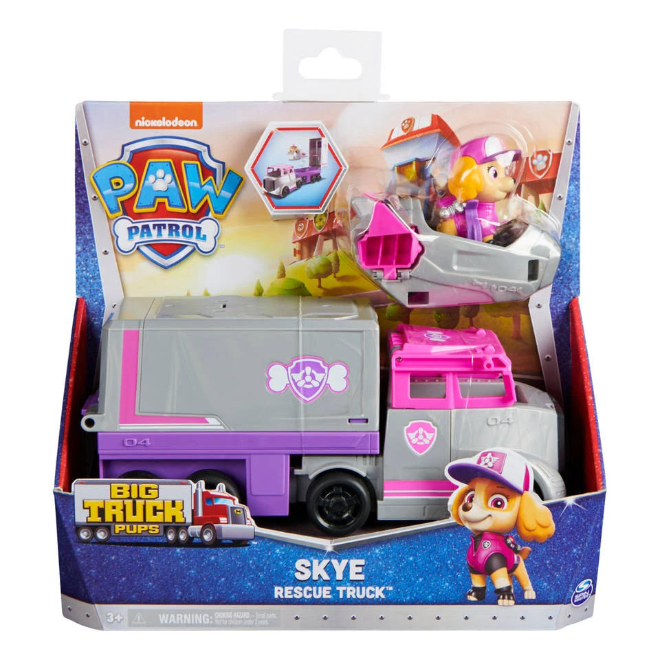 SPIN MASTER PAW Patrol Big Truck Pups Deluxe Vehicle Skye 4 SPIN MASTER PAW Patrol Big Truck Pups Deluxe Vehicle Skye - Afbeelding 2