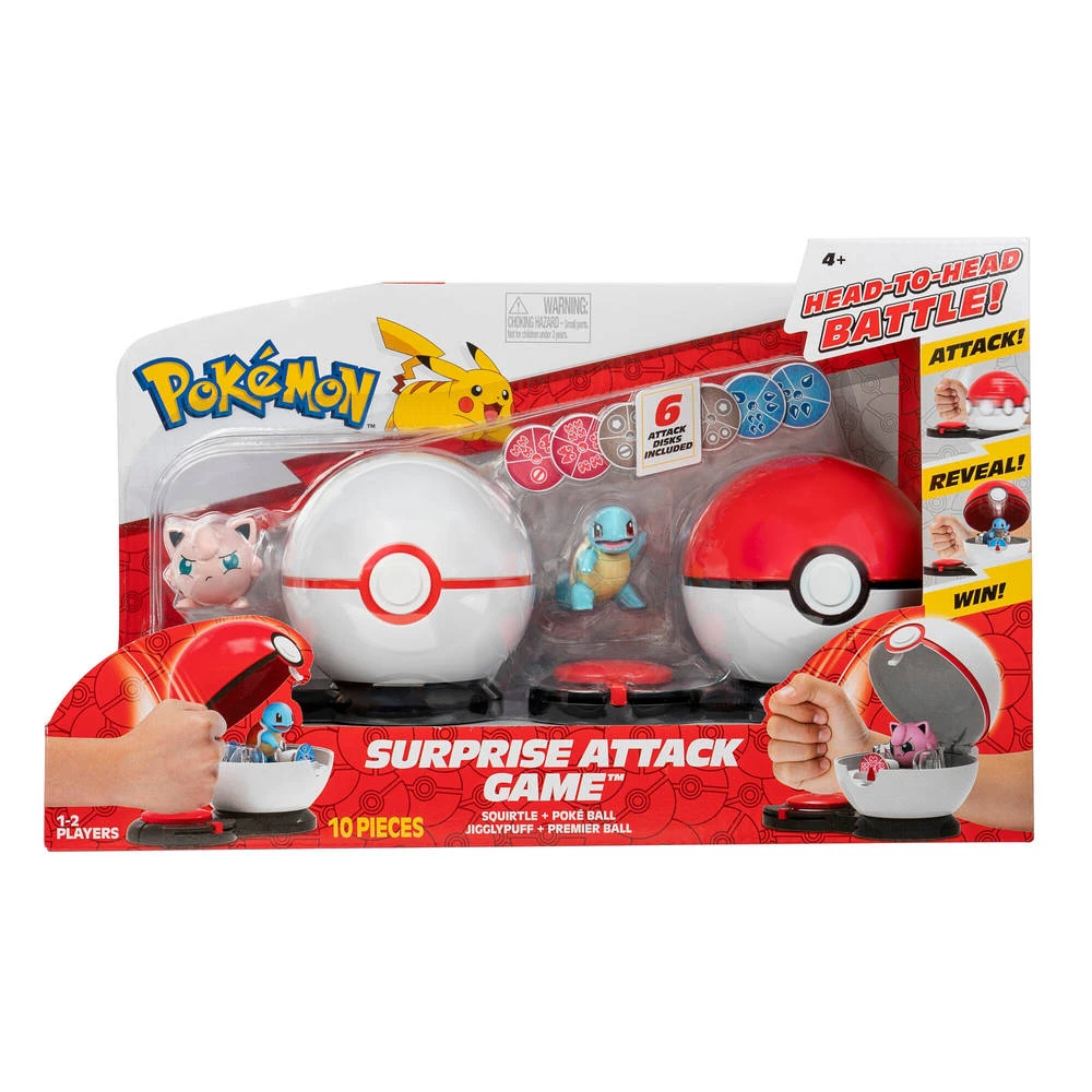 No Brand Pokémon Surprise Attack Poké Ball Battle Game 4 No Brand Pokémon Surprise Attack Poké Ball Battle Game - Afbeelding 2