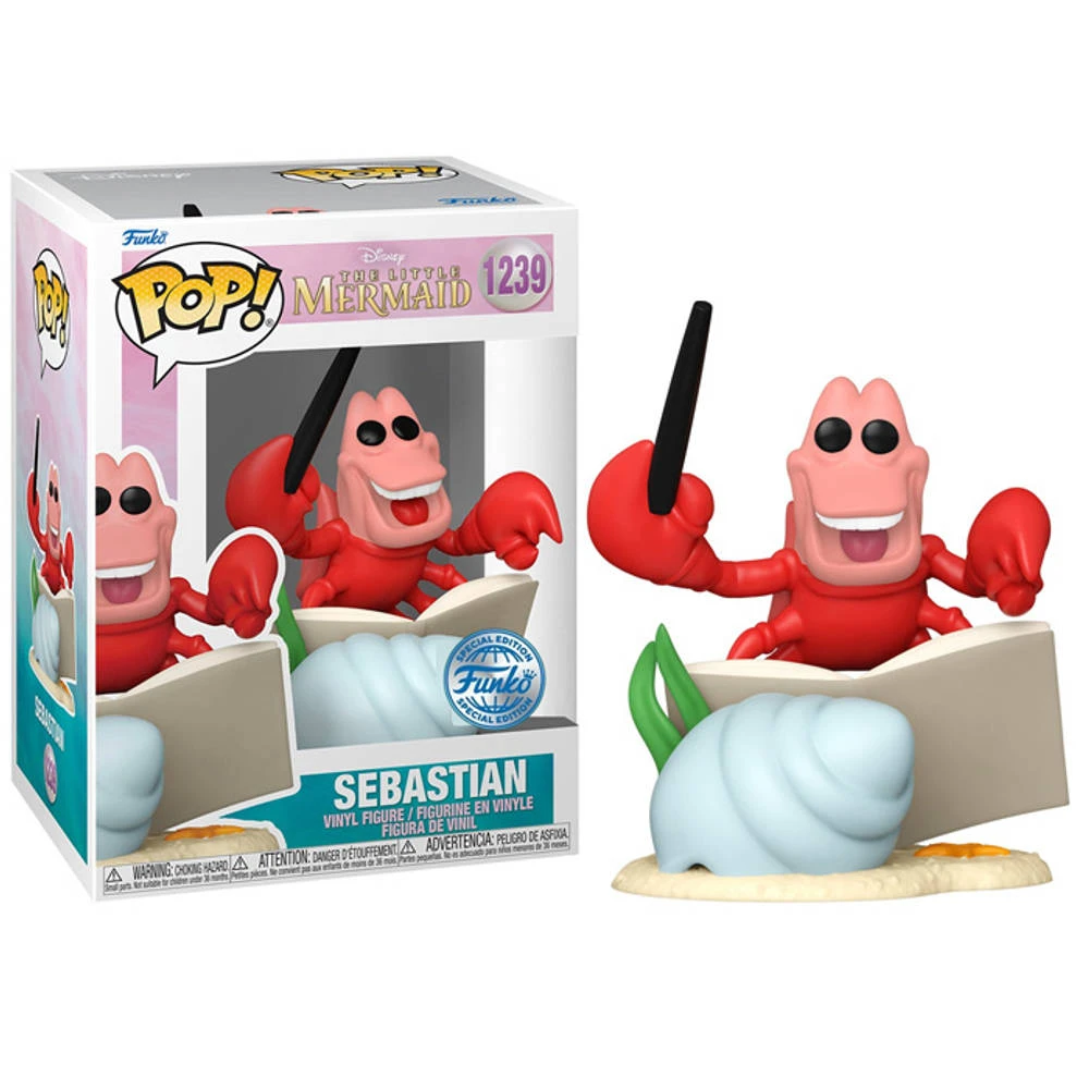 Funko Pop! Figuur Disney The Little Mermaid Sebastian 4 Funko Pop! Figuur Disney The Little Mermaid Sebastian - Afbeelding 2