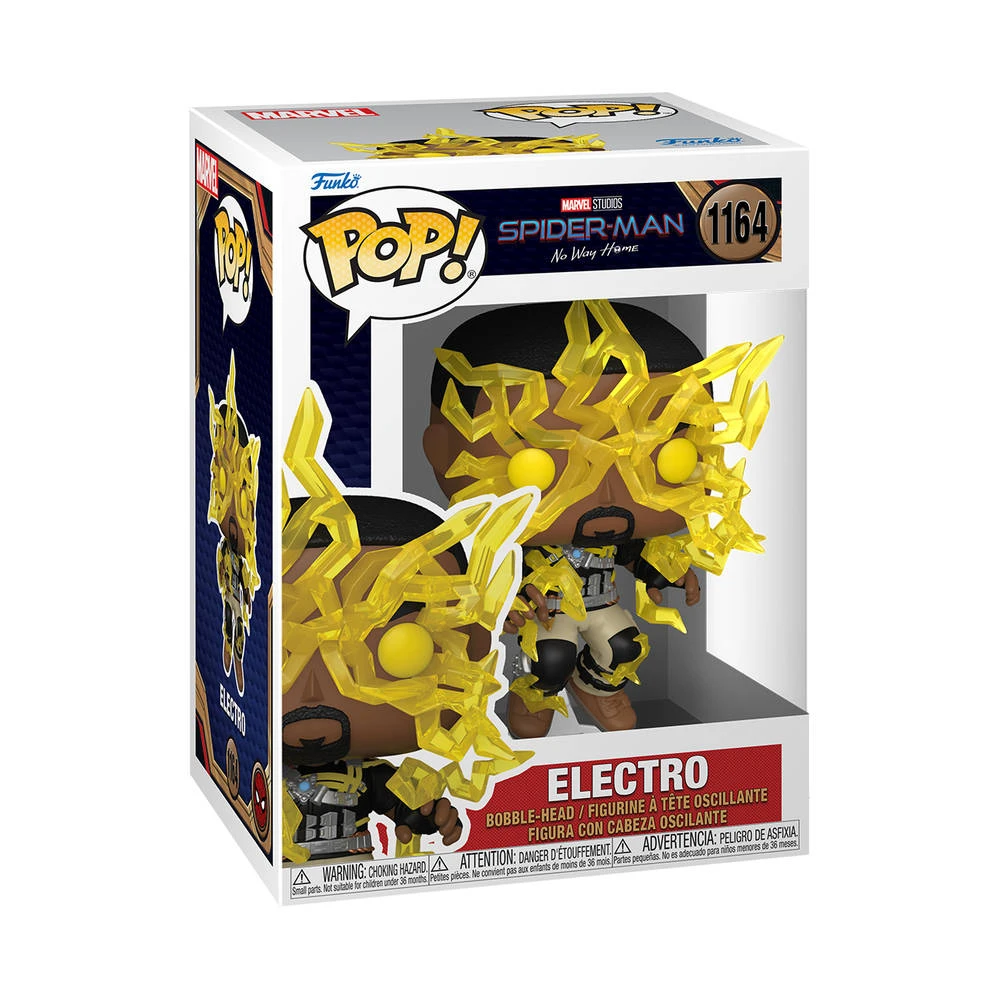 Funko Pop! Figuur Spider-Man: No Way Home Electro 3 Funko Pop! Figuur Spider-Man: No Way Home Electro