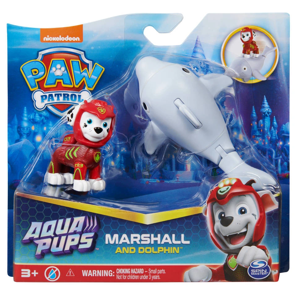 SPIN MASTER PAW Patrol Aqua Pups Speelfigurenset Met Marshall En Dolphin 3 SPIN MASTER PAW Patrol Aqua Pups Speelfigurenset Met Marshall En Dolphin