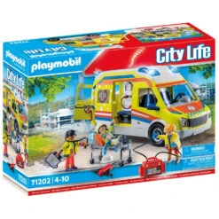PLAYMOBIL City Life Ambulance Met Licht En Geluid 71202 -Toy Sheddekl Shop 1995211 2a835669