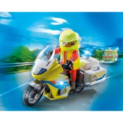 PLAYMOBIL City Life Noodmotorfiets Met Zwaailicht 71205 10 PLAYMOBIL City Life Noodmotorfiets Met Zwaailicht 71205 -Toy Sheddekl Shop 1995214 1c652949