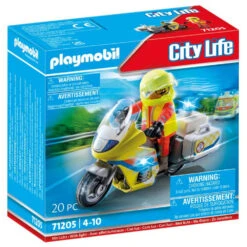 PLAYMOBIL City Life Noodmotorfiets Met Zwaailicht 71205 9 PLAYMOBIL City Life Noodmotorfiets Met Zwaailicht 71205 -Toy Sheddekl Shop 1995214 ae3c5e17