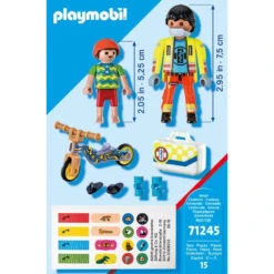 PLAYMOBIL City Life Verpleegkundige Met Patiënt 71245 -Toy Sheddekl Shop 1995216 56b6c859