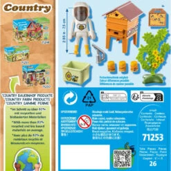 PLAYMOBIL Country Imker 71253 -Toy Sheddekl Shop 1995230 63ace937